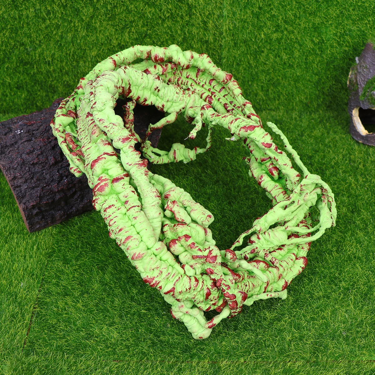 

Artificial Hanging Vine Leaves For Pet Box Landscape, Bendable Fake Plant Garland Decor Reptile Enclosure Durable