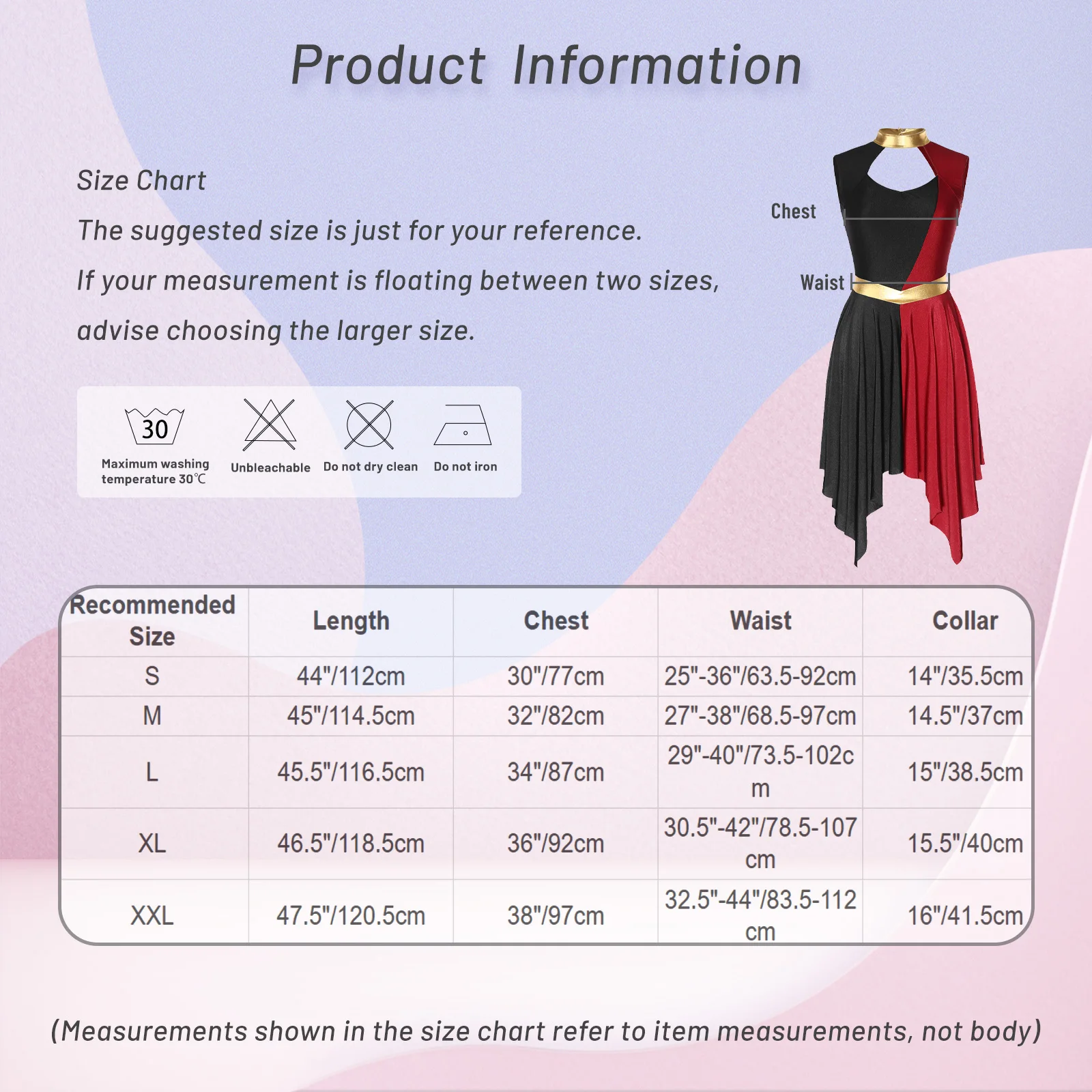 فستان رقص نسائي غنائي، فستان تونيك لعبادة جوقة الكنيسة، بدون أكمام، زي أداء قاعة الرقص الحديثة