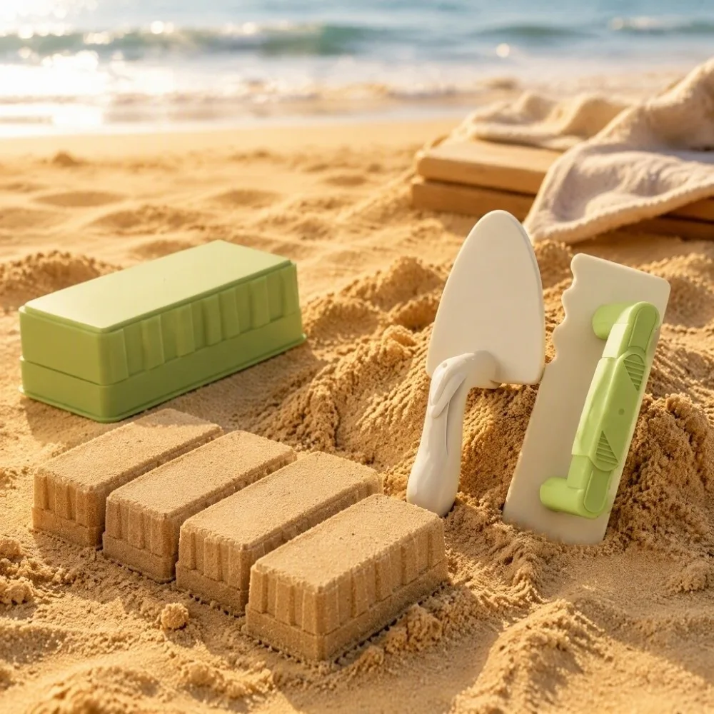 3pcs Walls Molds Tool Digging Shovel Digging Tool Shovel Sandbox Beach Tool Set Castle Building Kids Sands Tool Summer