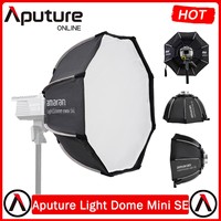 Aputure Light Dome Mini SE 22.8inch/58cm Bowens Mount Octagonal Softbox Quick-Setup for Amaran 60x/d,200x/d,100x/d S, 150c, 300c