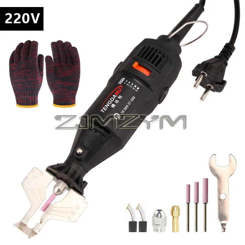 Electric Chainsaw Sharpener Handheld Chain Grinder High Speed Chain Teeth Sharpening Grinding Machine File Tools