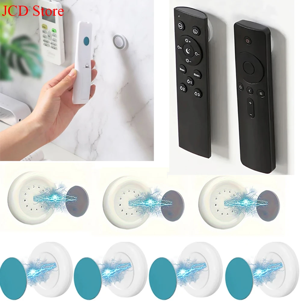 Magnetic Hooks Wall Mount Strong Magnet Remote Control Invisible Holder Keys Fridge Sticker Storage Hooks Home Organizer Hooks