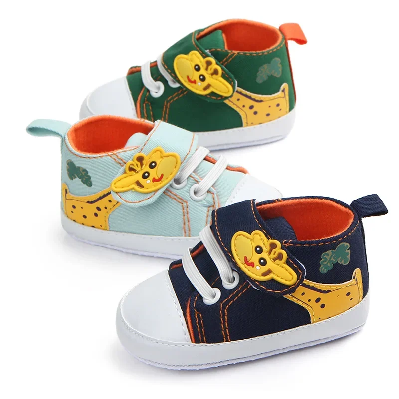 

아기신발 Cute Cartoon Giraffe Baby Shoes Anti-slip Sole Baby Girl Boy Shoes Soft Cotton Toddler Sneakers First Walkers Zapatos Bebe