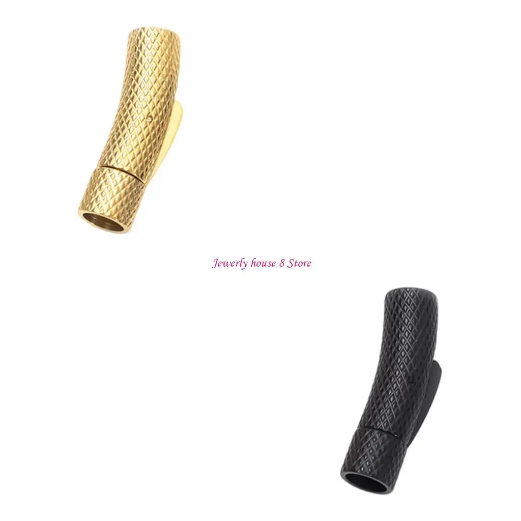 

Fashion Jewelry Making Supplies Pineapple Texture Clasp And Soft Leather Cord