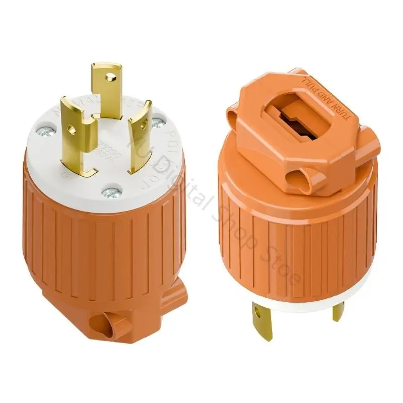 96BA Hochstrom 30A 250V NEMA L6 30P Twist Lock Stecker Haltbarkeit Gehäuse für Industrieanlagen – Detail 5