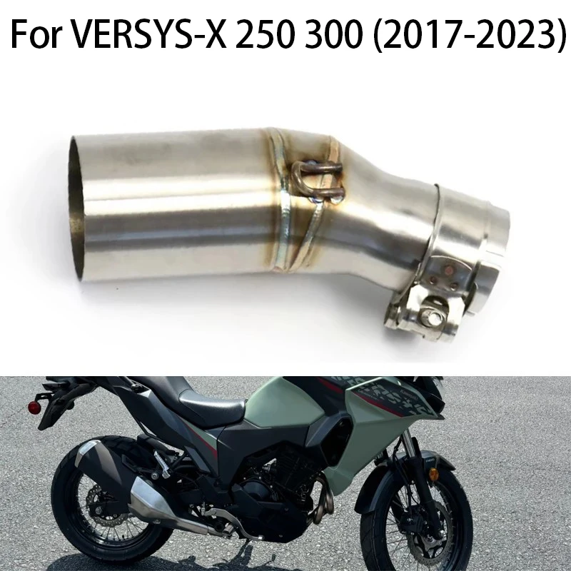 

Для мотоциклов VERSYS-X 250 и 300 2017–2023 гг., выхлопная труба, передняя труба, промежуточное соединение, глушитель, труба из нержавеющей стали и система slip on.