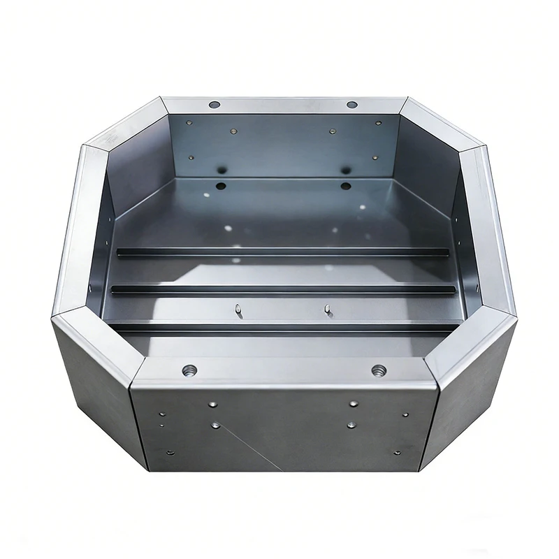Customized Stainless Steel Aluminum CNC Turning Parts Stainless Steel Octagonal Enclosure | Custom Sheet Metal Fabrication