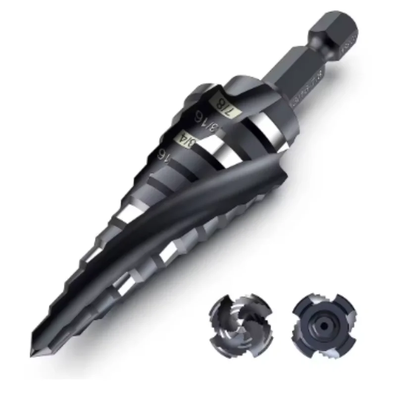 M35 Cobalt HSS Step Drill Bit 3/16