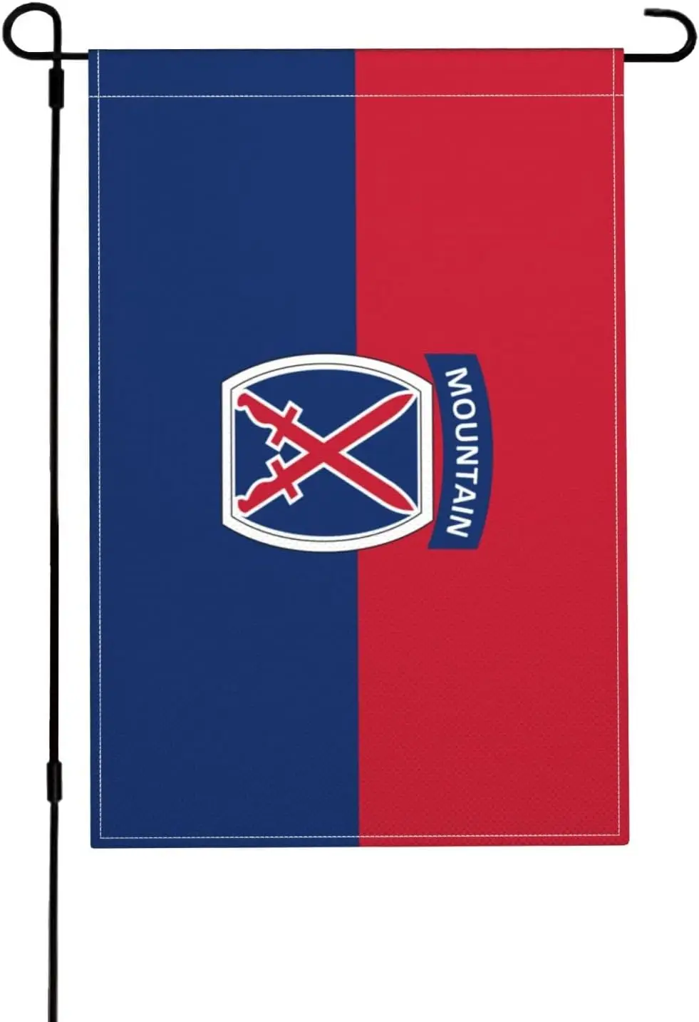 Flag of the United States Army 10Th Mountain Division Garden Flags 12x18 Double Sided Burlap Garden Flag, Small Garden Flags zzo