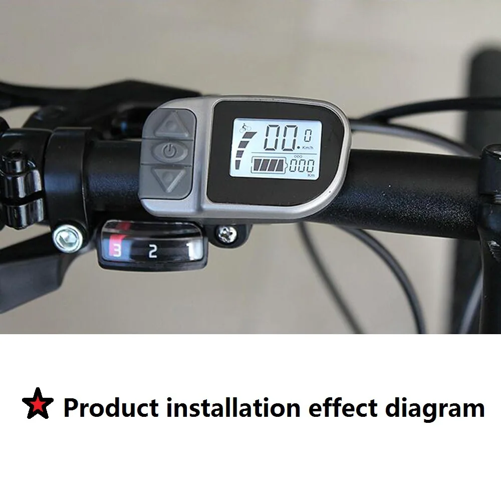 Electric Bicycle Modification Display Tongsheng VLCD6 6pin Tongsheng Central Motor Accessories