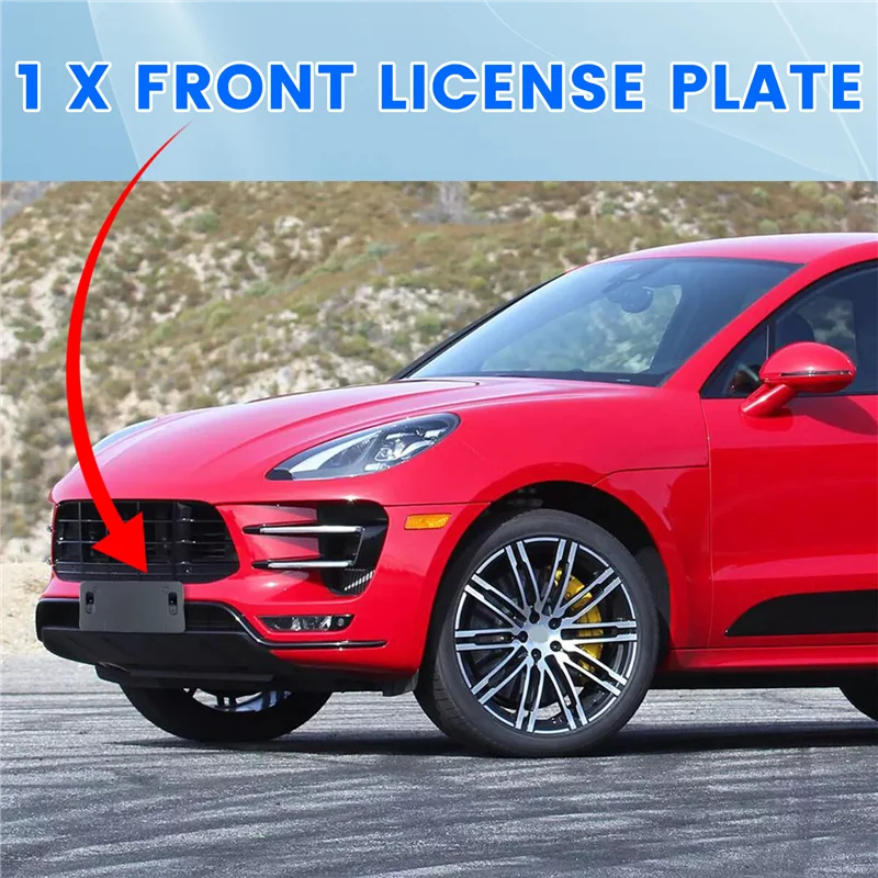 

Precisionn High Quality Front License Plate Mounting Bracket 95B807287 For Porsche Macan 2015-2018