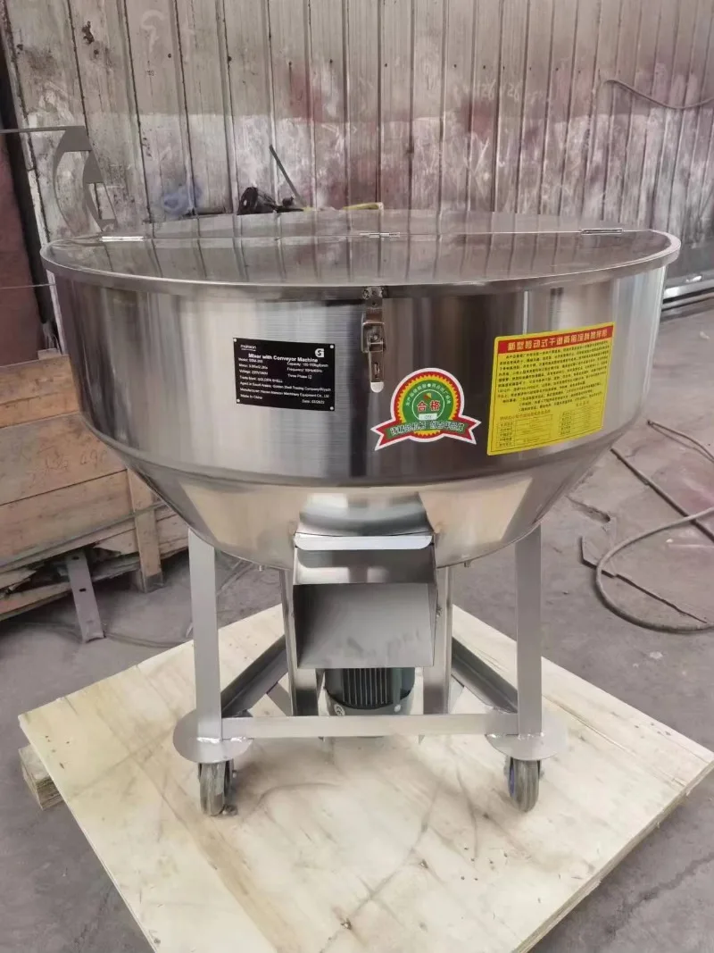 Stainless Steel Product Brown Sugar Mixer Chicken Feed Mixer
