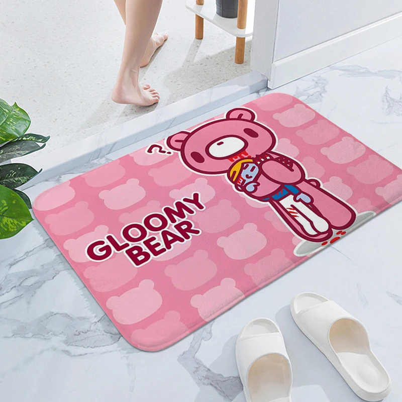 Veranda Floor Mat A-Gloomy Bears Funny Doormat Entrance Room Decorating Items Rugs Baths Useful Things Home Decorations Carpet