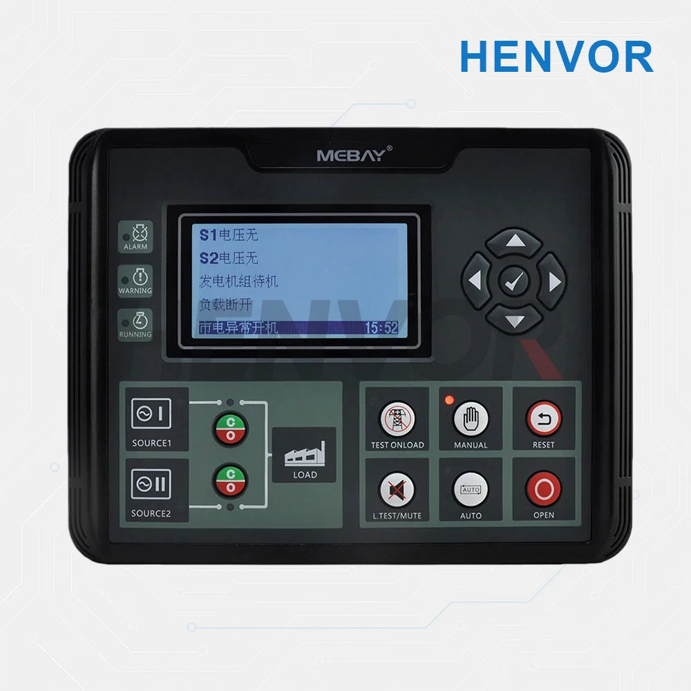 ATS520 ATS520R ATS520IR Mebay ATS Controller Dual Power Automatic Transfer Switch Intelligent Programmable Control Module