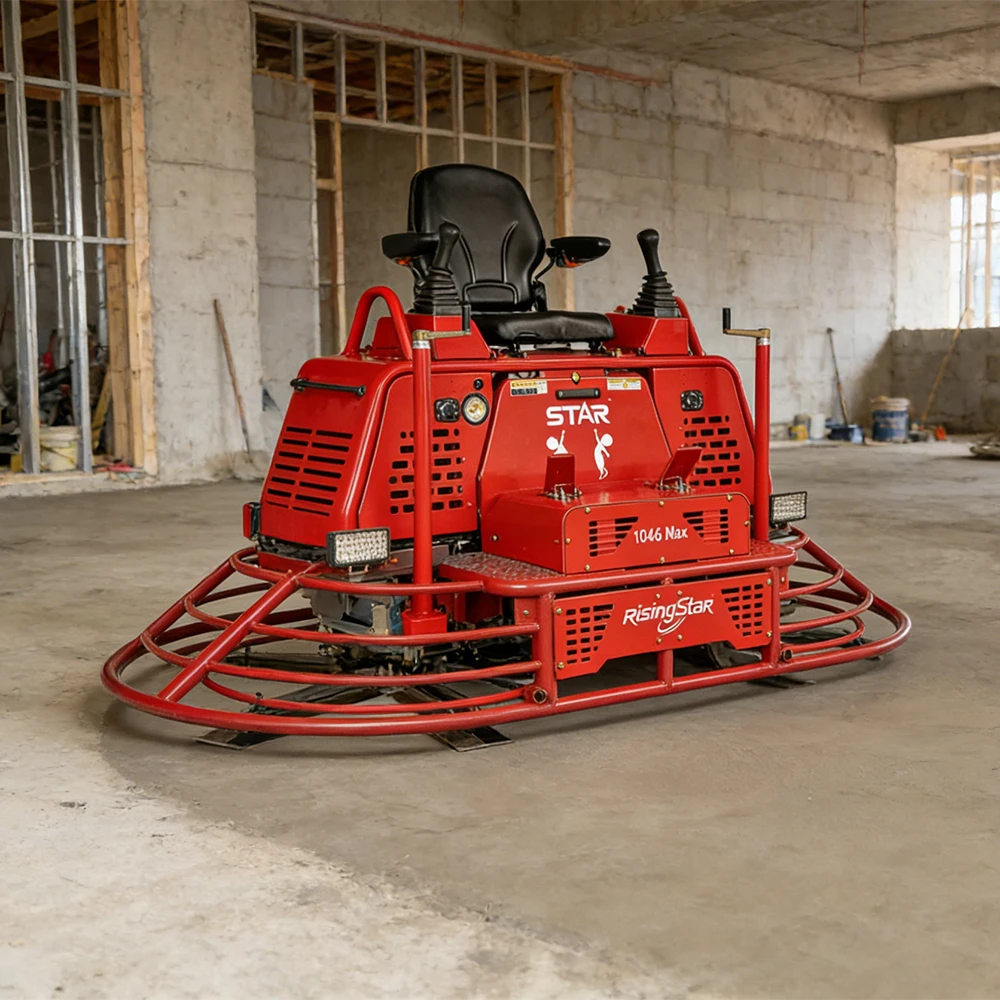 New Style Hydraulic Control Engine Powered Driving Power Trowel Machine Concrete Polishing Float Concrete Helicopter