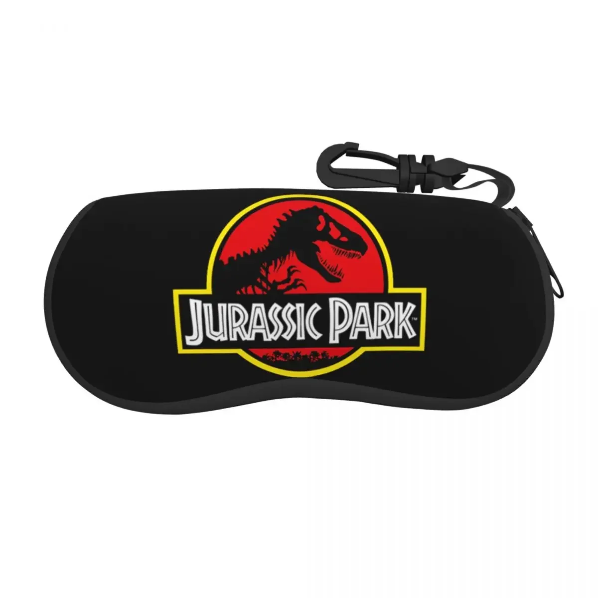 Caja de gafas personalizada de Jurassic Park, elegante caja de gafas de sol con diseño de concha del mundo de dinosaurio