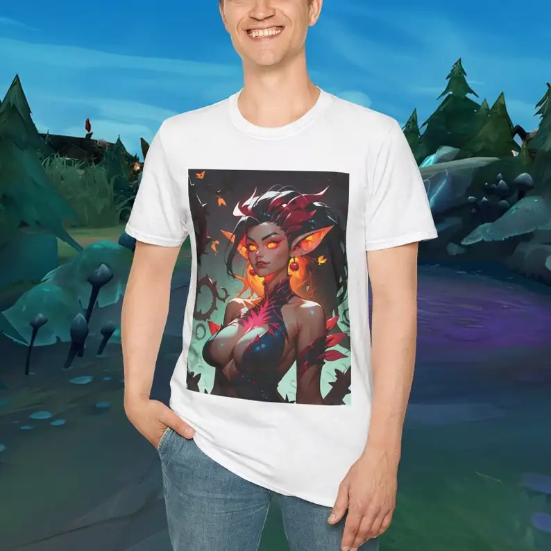 Vibrant Zyra Fan Art Shirt | Unique Gamer Tee Unisex Video Game Apparel Fan Clothing