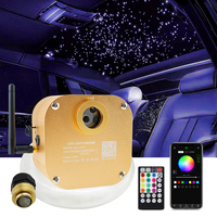 16W Twinkle RGBW Car Fiber Optic Star Ceiling app Music Control LED Starry Sky Light Kit for Home Car Roof starry sky Ceiling