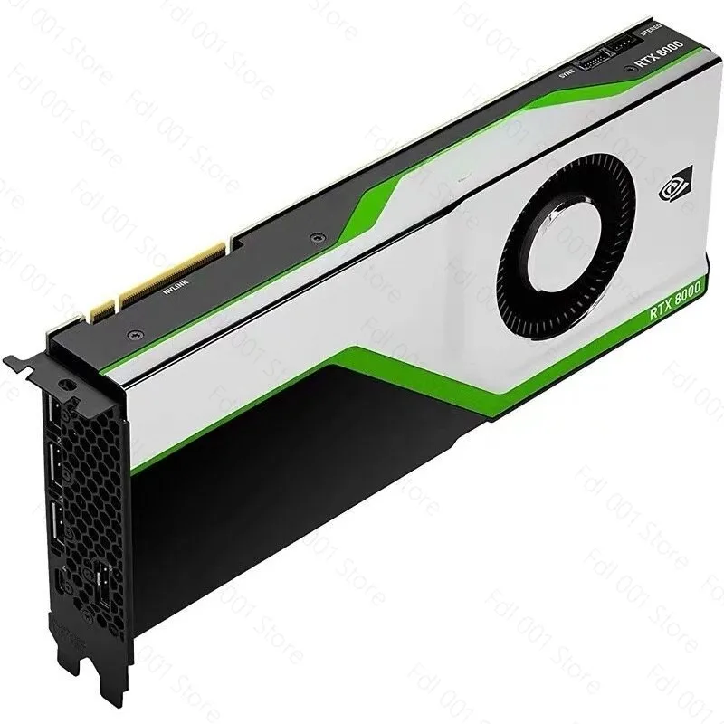 NVIDIA RTX8000 48GB ray tracing modeling rendering video clips desktop professional graphics graphics card