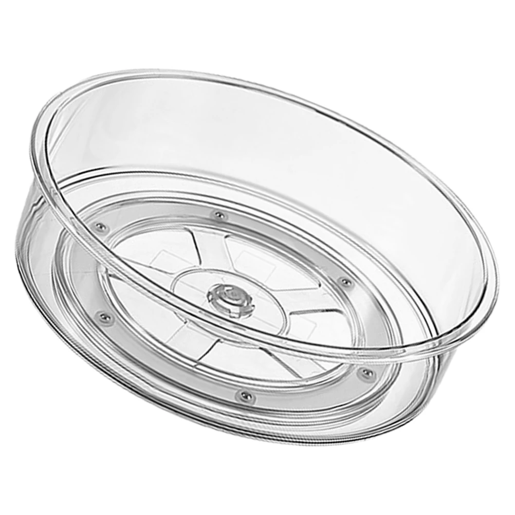 

Transparent Rotating Kitchen Spice Organizer Multi-Functional Seasoning Storage Rack Clear Condiment Holder Space-Saving