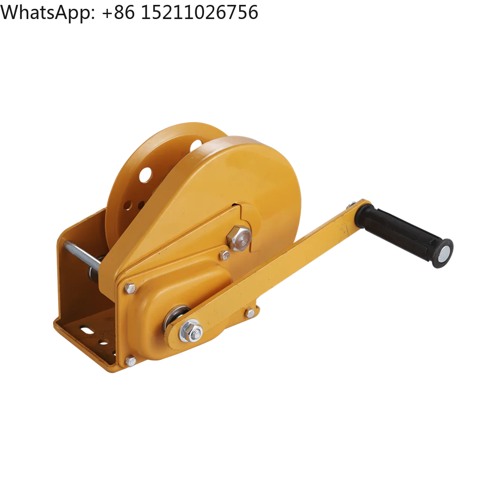 Shili Tools PAT SL 1800lbs Brake Hand Winch Puller Rope Hand Crank  Tripod Winch Vertical Lifting Capstan Marine Winch