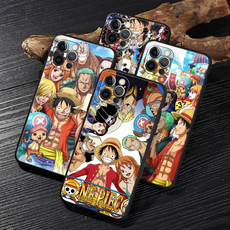 Hot One Anime P-Piece Case For iPhone 18 17 16 15 14 13 12 Pro Max Plus Back Cover For iPhone 11 18 Pro 17 E Air 16e Soft Funda