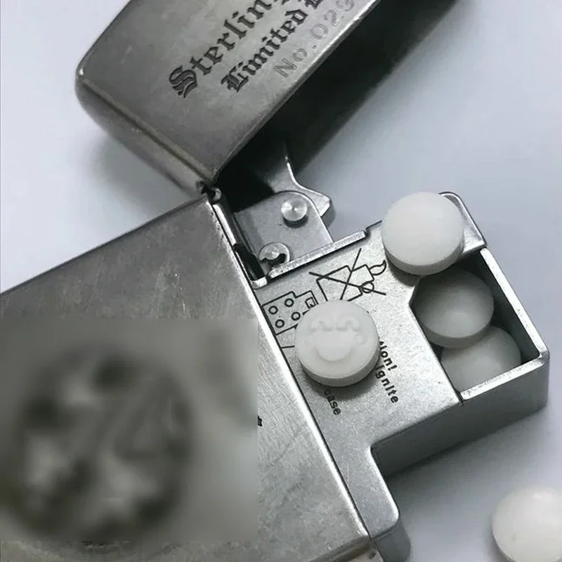 EDC Stainless Steel Insert  Portable Candy Chewing Gun Medicine Box Storage Multifunction EDC Tools