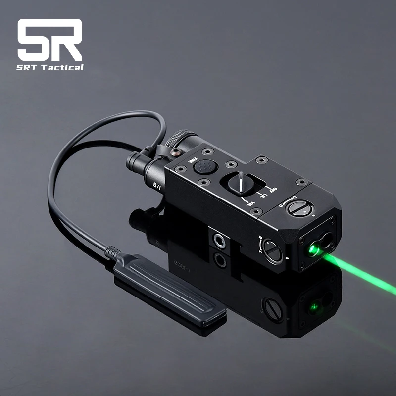 Tactical CQBL Red Dot Green Blue Pointer Laser Hunting IR Airsoft Weapon Infrared Aiming Indicator Air Press Switch Mount 20mm