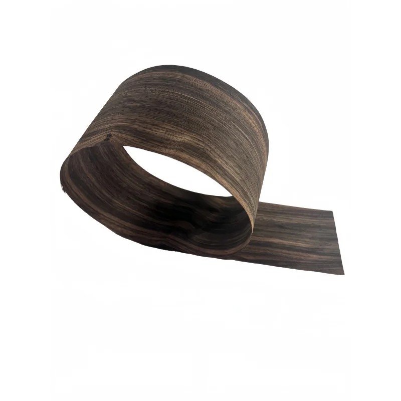 2Pcs 0.5mm Natural Ebony Veneer – Flexible Real Wood for Guitar Binding, Cabinet Refinishing, Craft Inlay 80x12cm