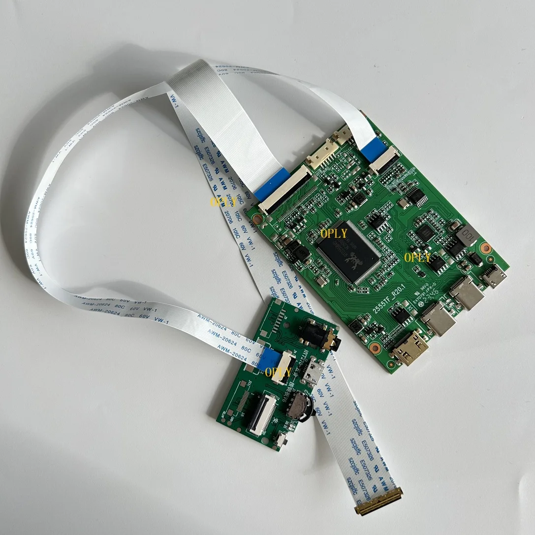 

Плата контроллера 2 TYPE C Mini HDMI-совместимая для N133BGE-E01 N133BGE-EAA N133BGE-E01 13,3 дюйма 1366x768 Комплект светодиодного экрана EDP DIY