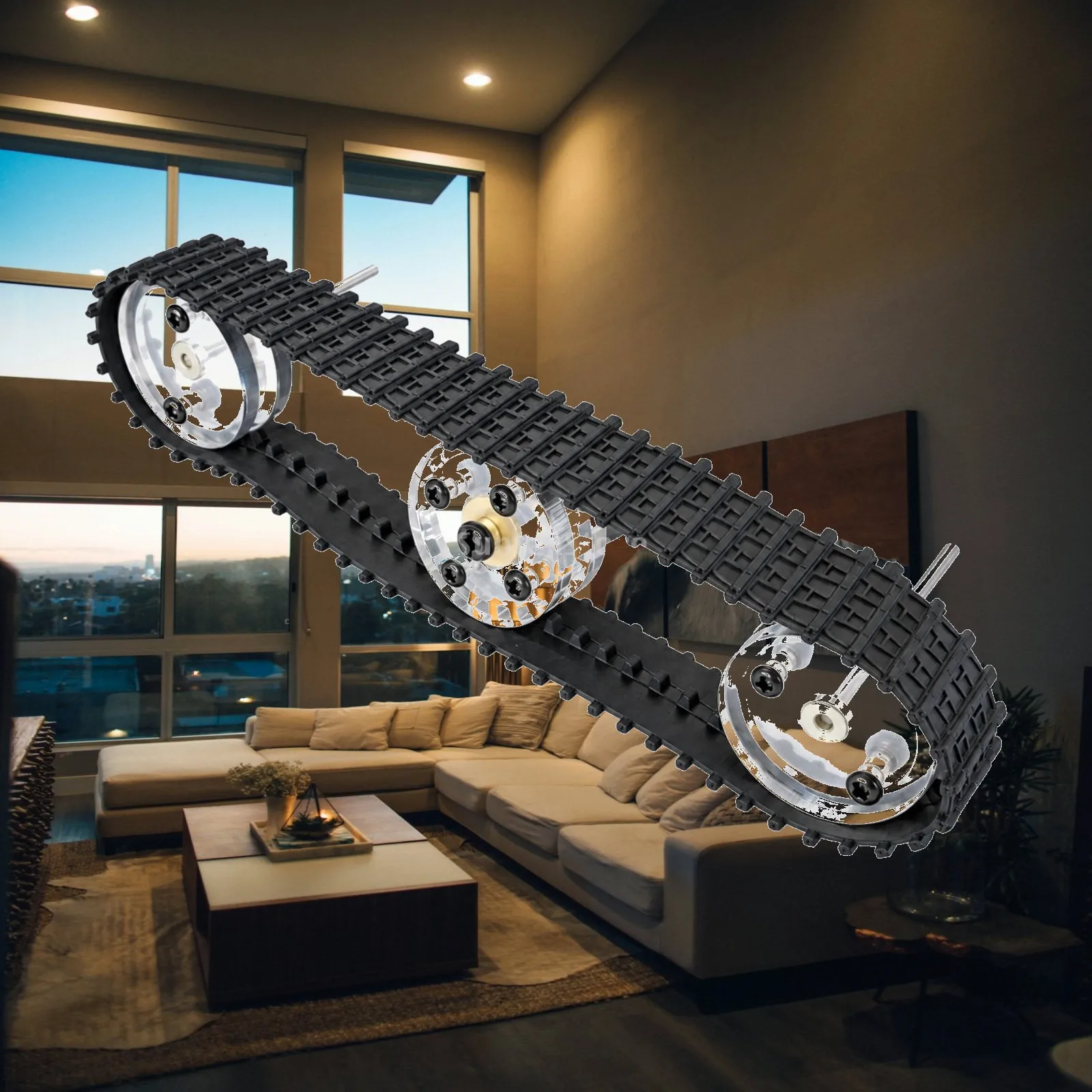 Robot Track Wheel Set 32MM Tank Chassis Parts for Hobby Engineering Education Projects