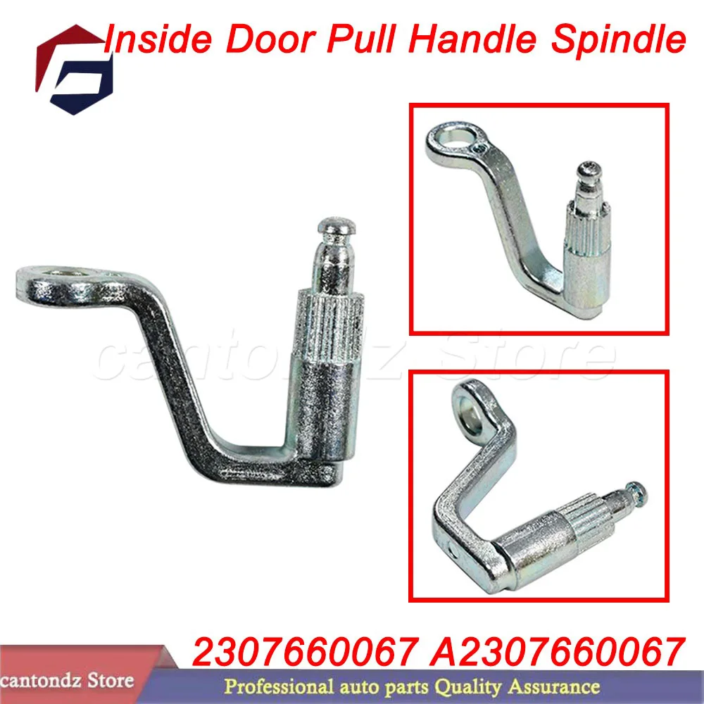 For Mercedes Benz SL R/W230 SLR W/R199 SL500 SL55 AMG SL550 OEM:2307660067 A2307660067 Inside Door Pull Handle Spindle Silver