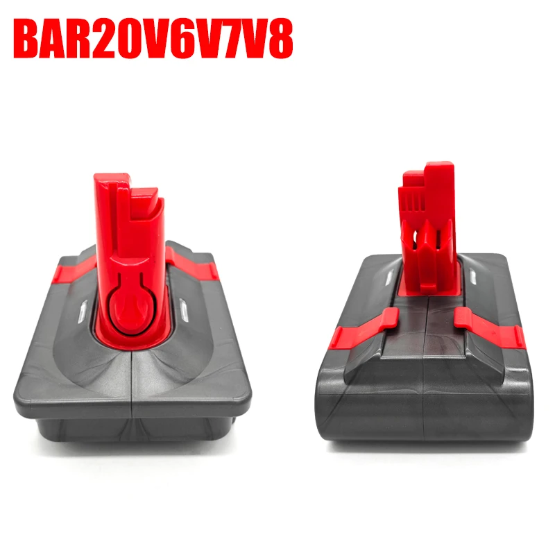 For Bauer 20V Lithium Batteries BAR20V6V7V8 3-in-1 Battery Adapter Converter Compatible with For Dyson V6 V7 V8 Vacuum Cleaners