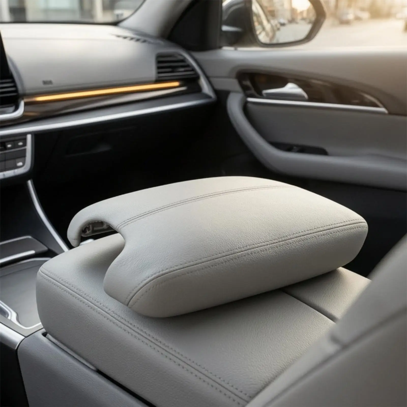 Vehicle Brand Accord Center Armrest Console Lid Replacement 8th Generation Accord Armrest Lid Textured for Vehicle Refurbishment
