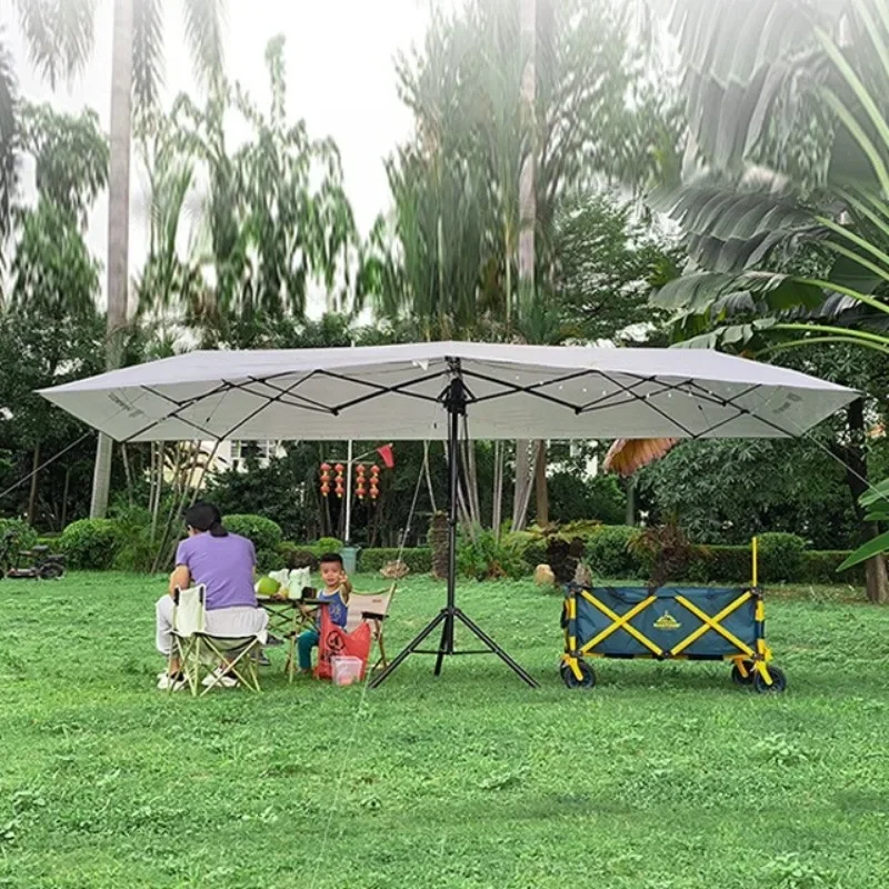 Folding Multi-functional Outdoor Sun Shelter Portable Quick Setup Sunshade Umbrella Adjustable Sun Protection Camping Supplies