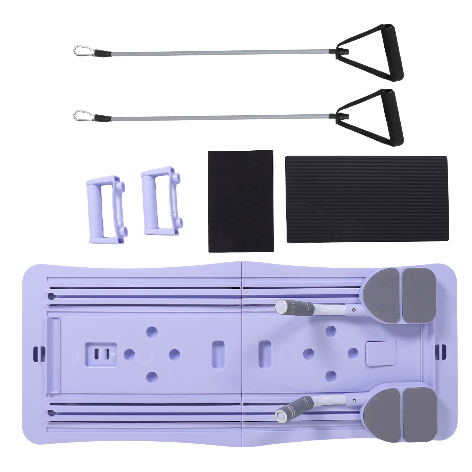 Pilatus Board Thuis Pilates Board Opvouwbaar 4-in-1 Oefenwiel Roller Oefenapparatuur voor Home Gym Workout Trainer