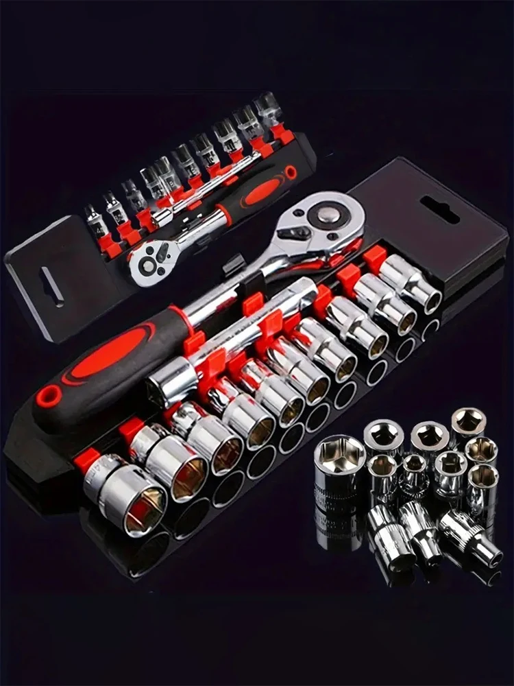 AliExpress Galacok New Upgrade Wrench Socket Set Hardware Car Boat Motorcycle Bicycle Repairing Tool Short Socket Ratchet Auto Repair Tools Hand