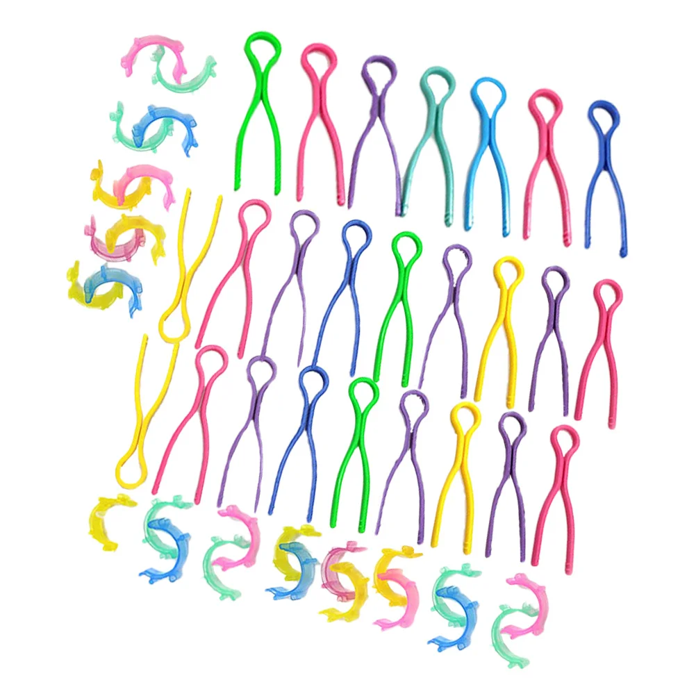 1 مجموعة حامل بكرة مشبك من البلاستيك أداة الخياطة اكسسوارات ماكينة خياطة بكرة مشبك ثابت الموضوع المنظم اللحف الإمدادات