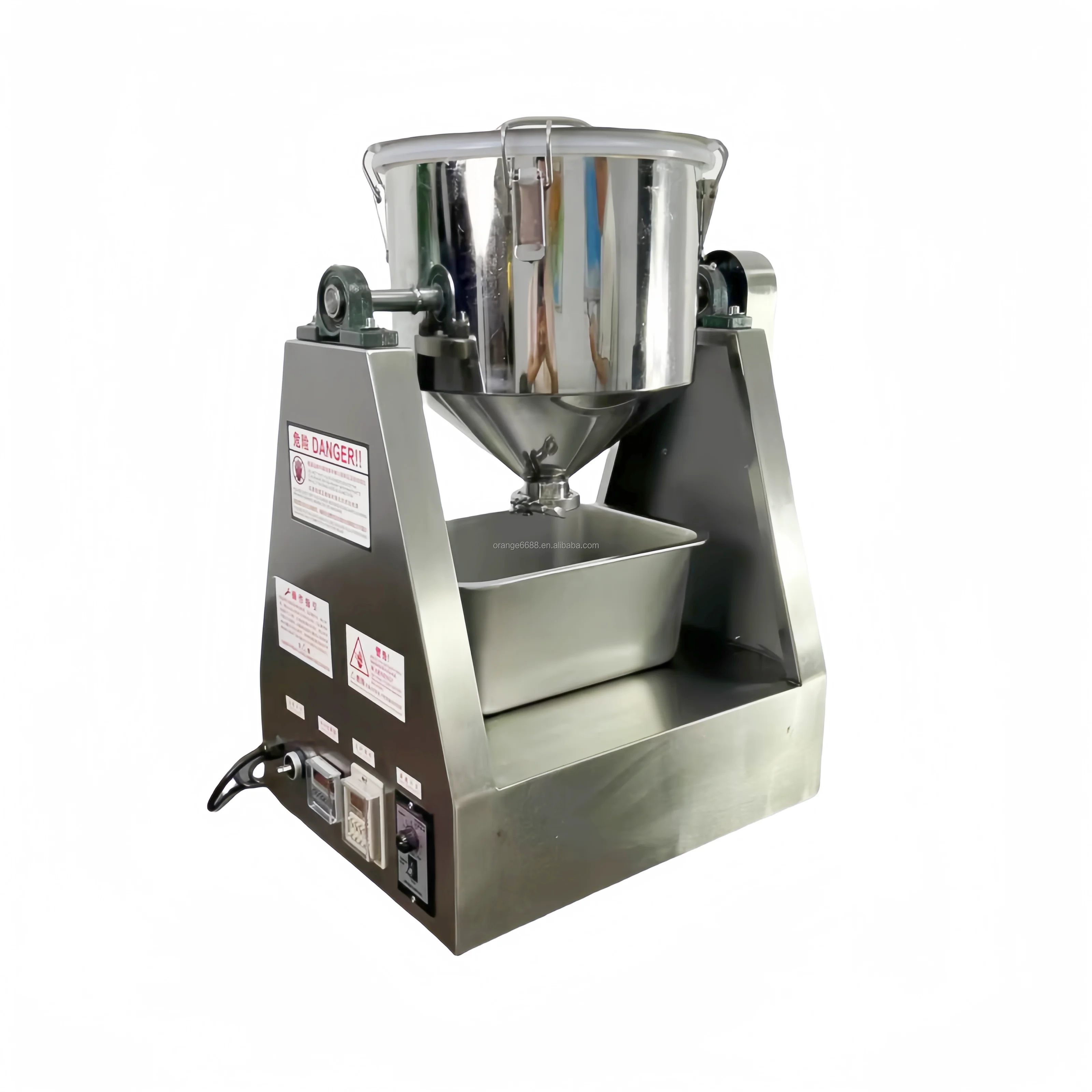 10L 20L Small Ribbon Powder Blending Mixer Machine, Lab Use Dry Powder Granule Mixer for Spice Detergent Food