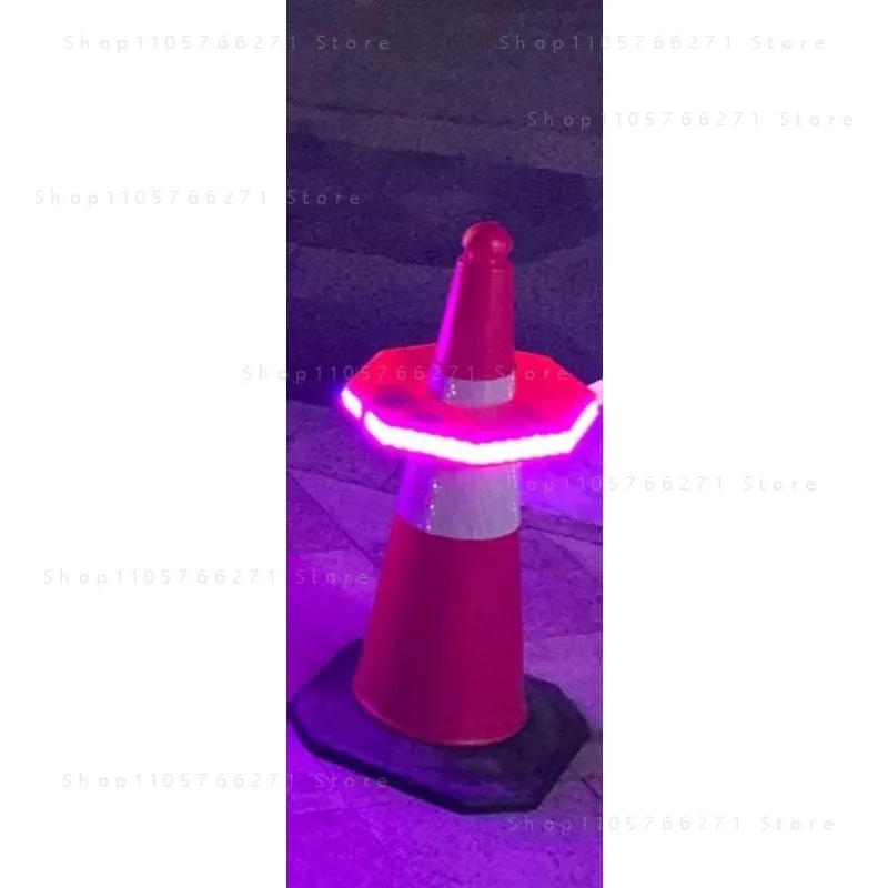 Rechargeable LED Warning Strobe Light with Sound AlertLong Battery Life for Construction Safety