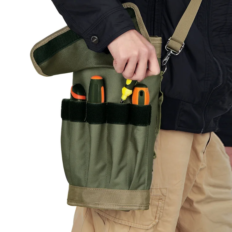 Multi-use Tool Roll Organizer Bag Storage Portable Electrician Backpack Wrench Carrier Professional Briefcase Tools Pouch