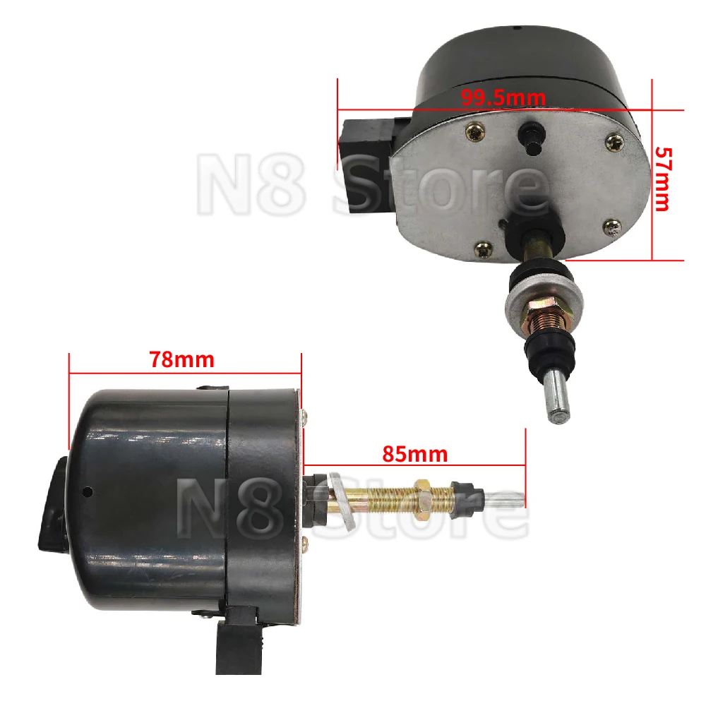 12V Universal Windshield Windscreen Wiper Motor 105 ° For Tractor Boat Oldtimer Classic Car NEW