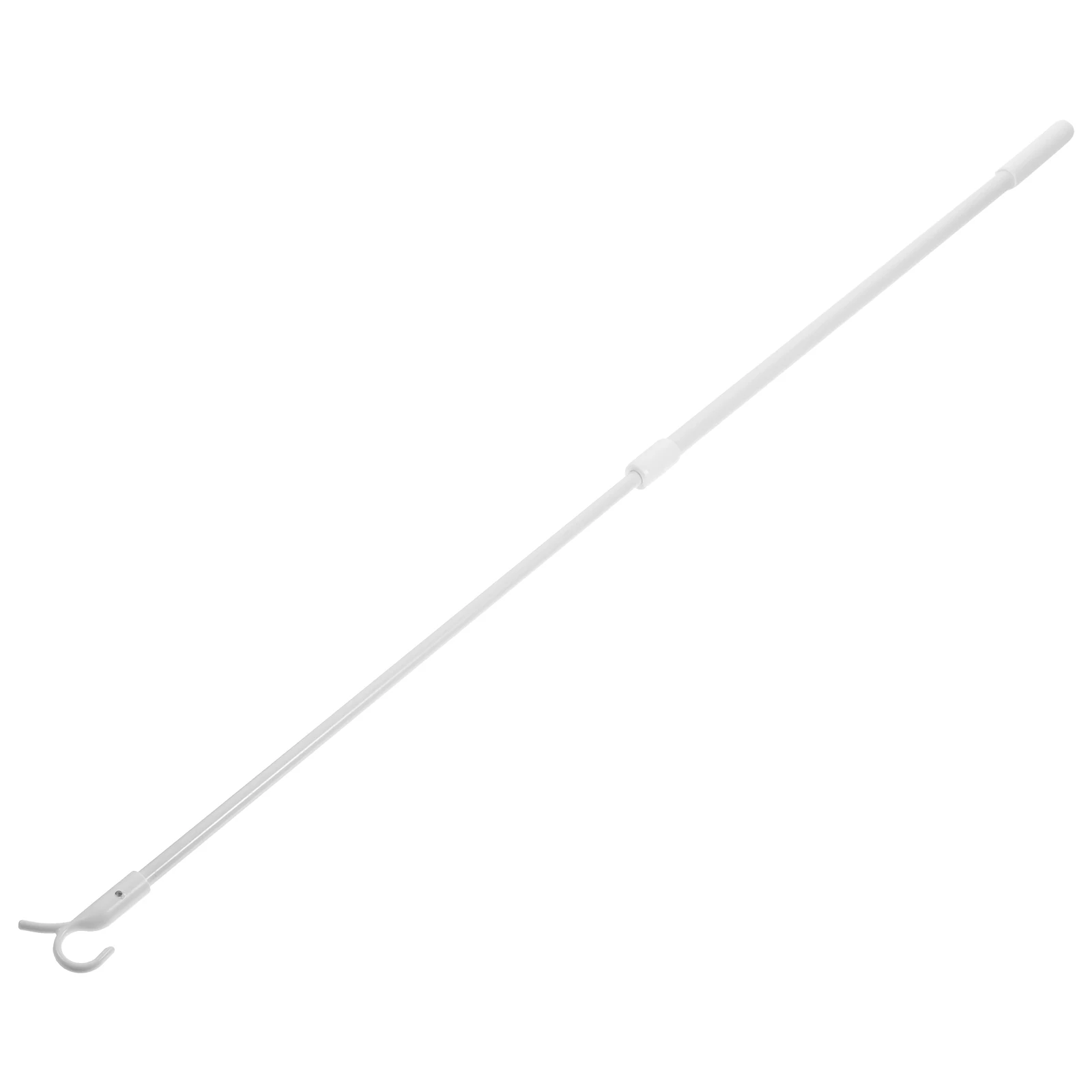 

Curtain Pull Rods White 60CM Retractable Drapery Wand Blinds Tilt Pole Vertical Curtains Opener Sturdy Construction