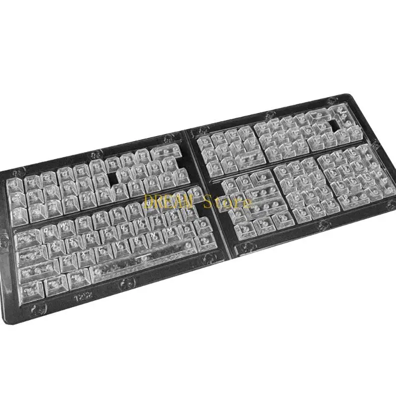 Premium 132 Keycaps Carbon Fiber Pattern And Through Feature PBT best sale