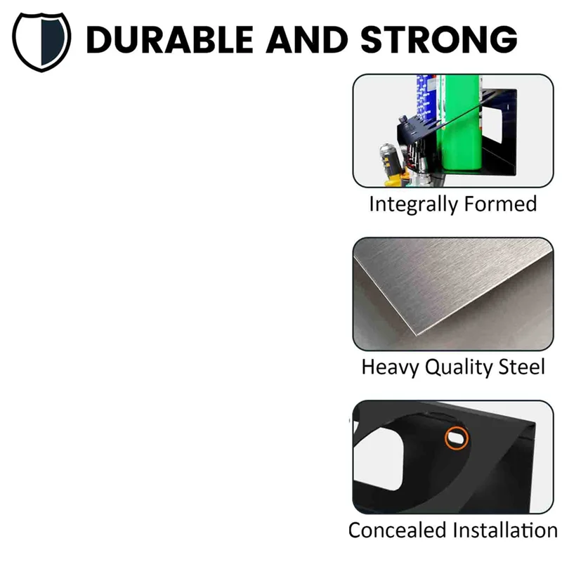 

AA50-2PCS Комбинированный пневматический держатель инструмента/стойка для аэрозоля, настенный держатель для бутылок с распылителем, органайзер для воздушных инструментов, прочный, простой в использовании