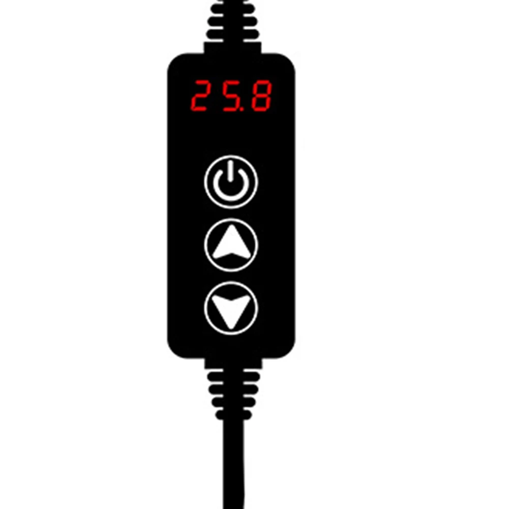 Mini interruptor de termostato USB, controlador de temperatura LED, Control Digital, termómetro, termorregulador, DC 5-24V, 12V, nuevo