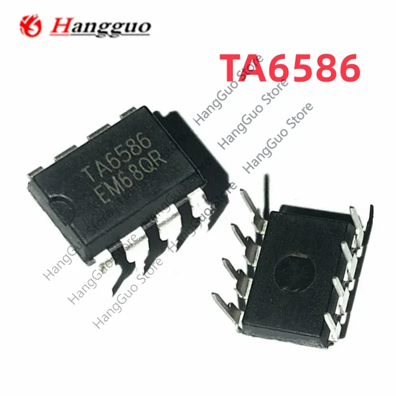 10Pcs/Lot NEW Original TA6586 6586 DIP-8 Motor Driver IC Chip