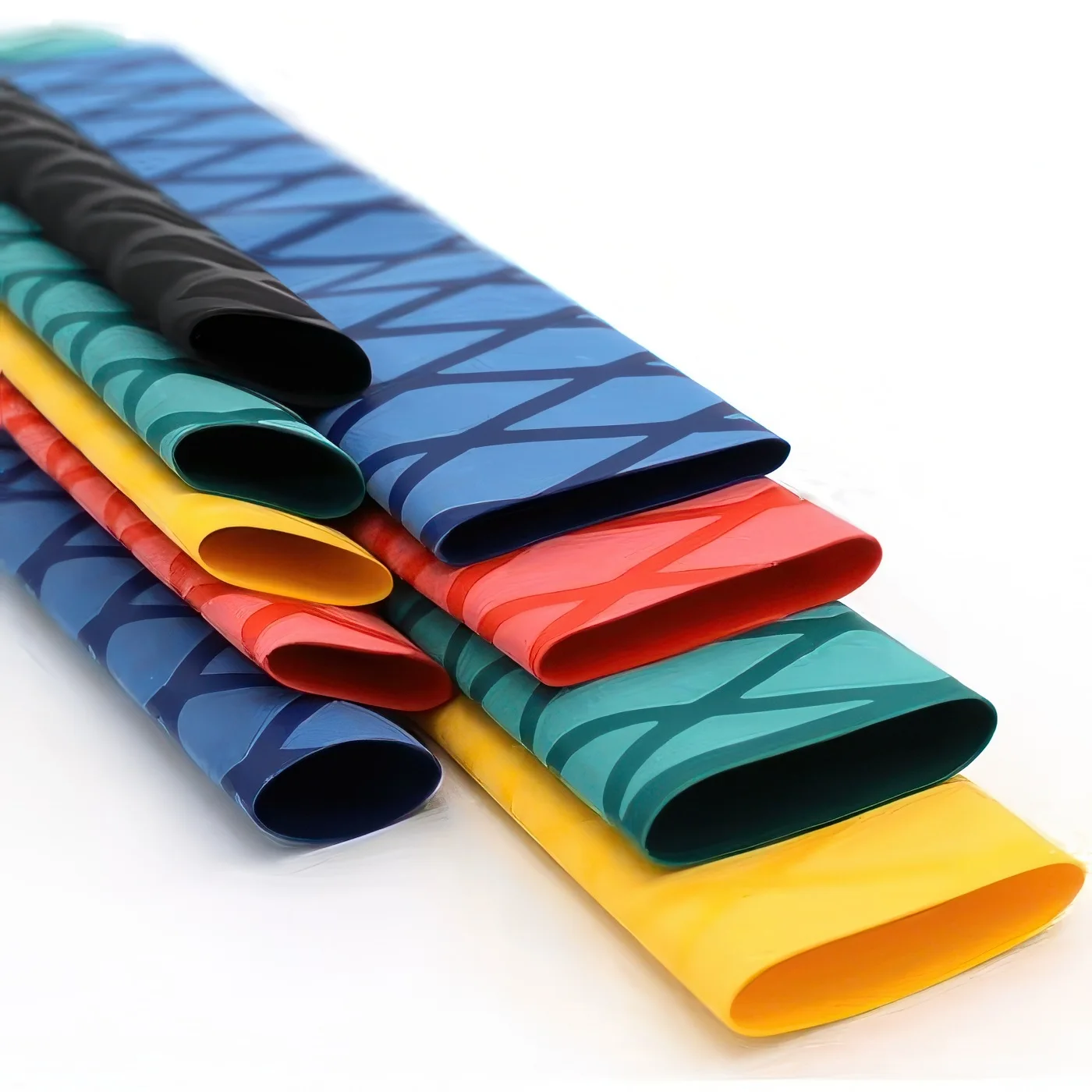 1M Non-slip Heat Shrink Wrap Tubing Fishing Rod DIY 5 Colors Handle Insulation Waterproof Racket Handle Grip 15-50MM