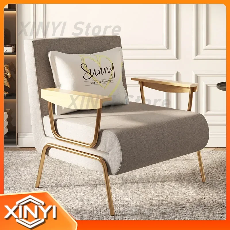 Single Folding Sofa Bed for Nordic Style Home Office and Lunch Break Use Dual-Purpose Thickened Spot Direct Supply Factory