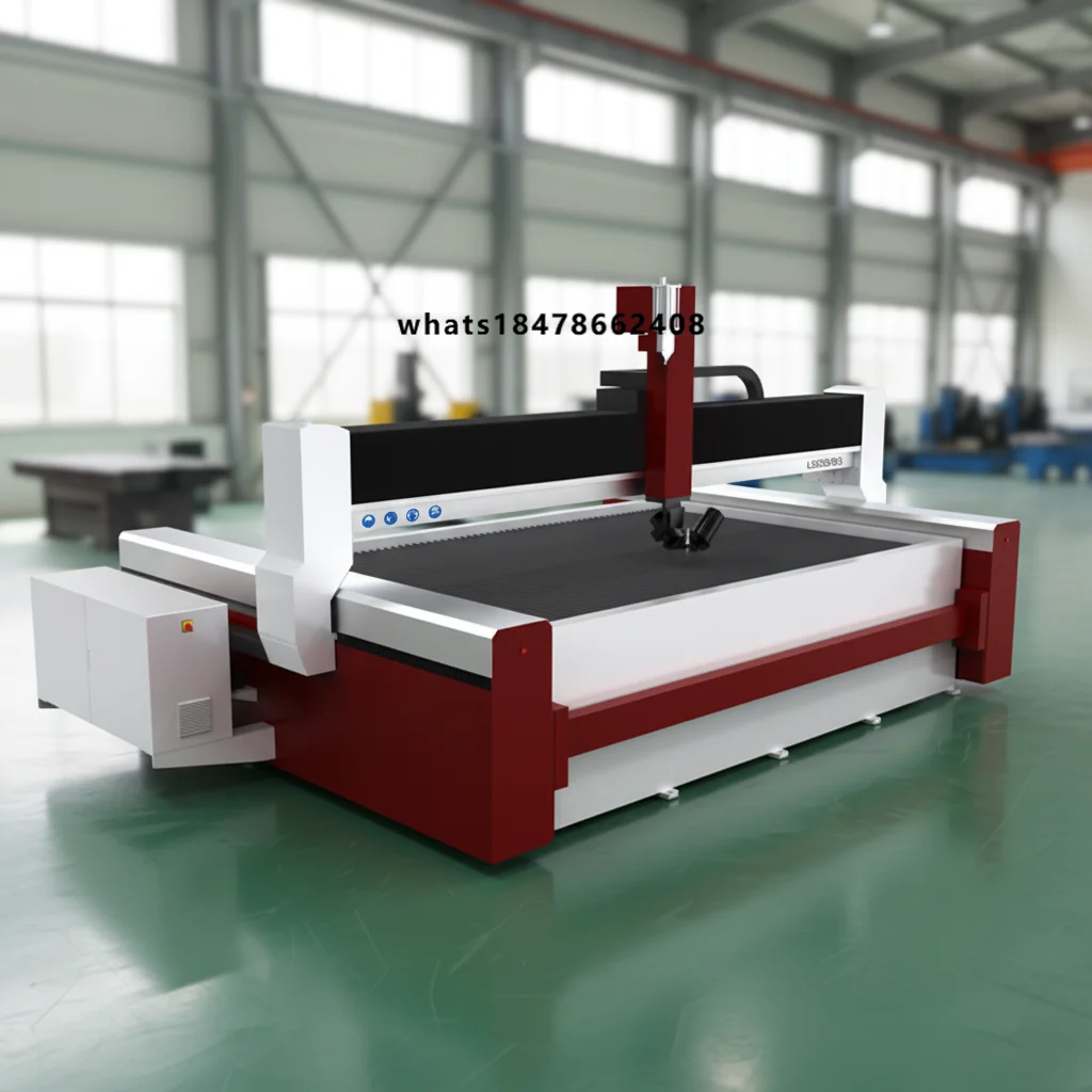 5 Axis CNC Water Jet Cutting Machine with Pump & Motor for Stone Ceramic Tile Marble Glass-High Precision Custom-Made